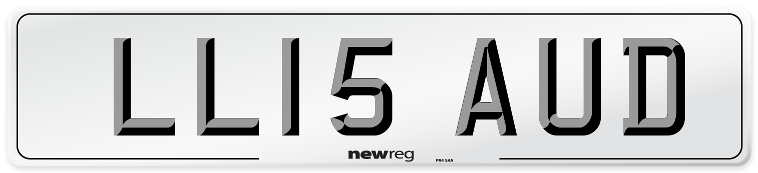 LL15 AUD Number Plate from New Reg